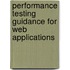 Performance Testing Guidance for Web Applications