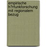 Empirische H�Rfunkforschung Mit Regionalem Bezug door Mark Hegewald