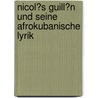 Nicol�S Guill�N Und Seine Afrokubanische Lyrik by Jakub Slodowicz