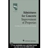 Admixtures for Concrete - Improvement of Properties door Spon