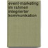 Event-Marketing Im Rahmen Integrierter Kommunikation