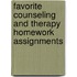 Favorite Counseling and Therapy Homework Assignments