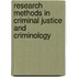 Research Methods in Criminal Justice and Criminology