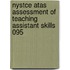 Nystce Atas Assessment of Teaching Assistant Skills 095