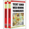 Handbook of Research on Text and Web Mining Technologies door Song