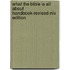 What the Bible Is All About Handbook-Revised-Niv Edition