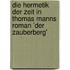 Die Hermetik Der Zeit in Thomas Manns Roman 'Der Zauberberg'