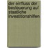 Der Einfluss Der Besteuerung Auf Staatliche Investitionshilfen