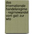 Das Internationale Handelsregime - Regimewandel Vom Gatt Zur Wto