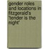 Gender Roles and Locations in Fitzgerald's 'Tender Is the Night'