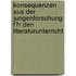 Konsequenzen Aus Der Jungenforschung F?R Den Literaturunterricht