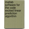 Matlab Software For The Code Excited Linear Prediction Algorithm door Karthikeyan Ramamurthy