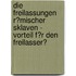 Die Freilassungen R�Mischer Sklaven - Vorteil F�R Den Freilasser?