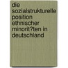 Die Sozialstrukturelle Position Ethnischer Minorit�Ten in Deutschland door Anke Kristin Bojahr