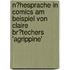 N�Hesprache in Comics Am Beispiel Von Claire Br�Techers 'Agrippine'