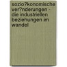 Sozio�Konomische Ver�Nderungen - Die Industriellen Beziehungen Im Wandel door Sebastian Wiesnet