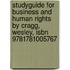 Studyguide for Business and Human Rights by Cragg, Wesley, Isbn 9781781005767