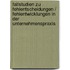 Fallstudien Zu Fehlentscheidungen / Fehlentwicklungen in Der Unternehmenspraxis