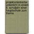 Projektorientierter Unterricht in Einem 8. Schuljahr Einer Hauptschule Zum Thema
