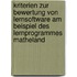 Kriterien Zur Bewertung Von Lernsoftware Am Beispiel Des Lernprogrammes Matheland