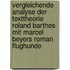 Vergleichende Analyse Der Texttheorie Roland Barthes Mit Marcel Beyers Roman Flughunde