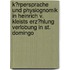 K�Rpersprache Und Physiognomik in Heinrich V. Kleists Erz�Hlung Verlobung in St. Domingo