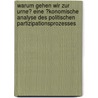 Warum Gehen Wir Zur Urne? Eine �Konomische Analyse Des Politischen Partizipationsprozesses by Karl Flubacher