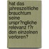 Hat Das Jahreszeitliche Brauchtum Seine Urspr�Ngliche Relevanz F�R Den Einzelnen Verloren?