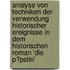 Analyse Von Techniken Der Verwendung Historischer Ereignisse in Dem Historischen Roman 'Die P�Pstin'