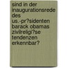Sind in Der Inaugurationsrede Des Us.-Pr�Sidenten Barack Obamas Zivilreligi�Se Tendenzen Erkennbar? door Sarah H.