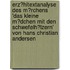 Erz�Hltextanalyse Des M�Rchens 'Das Kleine M�Dchen Mit Den Schwefelh�Lzern' Von Hans Christian Andersen