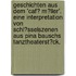 Geschichten Aus Dem 'Caf� M�Ller'. Eine Interpretation Von Schl�Sselszenen Aus Pina Bauschs Tanztheaterst�Ck.