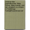 Analyse Des Jugendbuches 'Liebe Tracey. Liebe Mandy' Und Der Vergleich Zu Mirjam M�Nteferings 'Katta@Frauenknast.De' door Aline Numrich