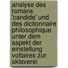 Analyse Des Romans 'Candide' Und Des Dictionnaire Philosophique Unter Dem Aspekt Der Einstellung Voltaires Zur Sklaverei door Marion N�ser