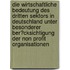 Die Wirtschaftliche Bedeutung Des Dritten Sektors in Deutschland Unter Besonderer Ber�Cksichtigung Der Non Profit Organisationen