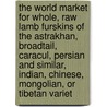 The World Market for Whole, Raw Lamb Furskins of the Astrakhan, Broadtail, Caracul, Persian and Similar, Indian, Chinese, Mongolian, Or Tibetan Variet door Icon Group International