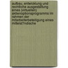 Aufbau, Entwicklung Und Rechtliche Ausgestaltung Eines (Virtuellen) Aktienoptionsprogramms Im Rahmen Der Mitarbeiterbeteiligung Eines Mittelst�Ndische by Karsten Roepke