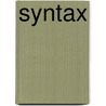 Syntax door Onbekend
