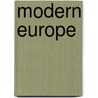 Modern Europe door Onbekend