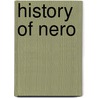 History Of Nero door Onbekend