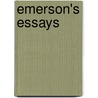 Emerson's Essays door Onbekend