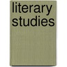 Literary Studies door Onbekend