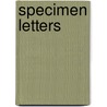 Specimen Letters door Onbekend