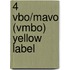 4 Vbo/mavo (vmbo) yellow label