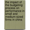 The impact of the budgeting process on performance in small and medium-sized firms in China door Q. Yang