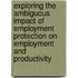 Exploring the ambiguous impact of employment protection on employment and productivity