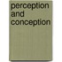 Perception and conception