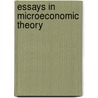 Essays in microeconomic theory by Christoph Schottmueller