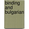 Binding and Bulgarian door L.L. Schurcks-Grozeva