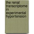 The renal transcriptome in experimental hypertension